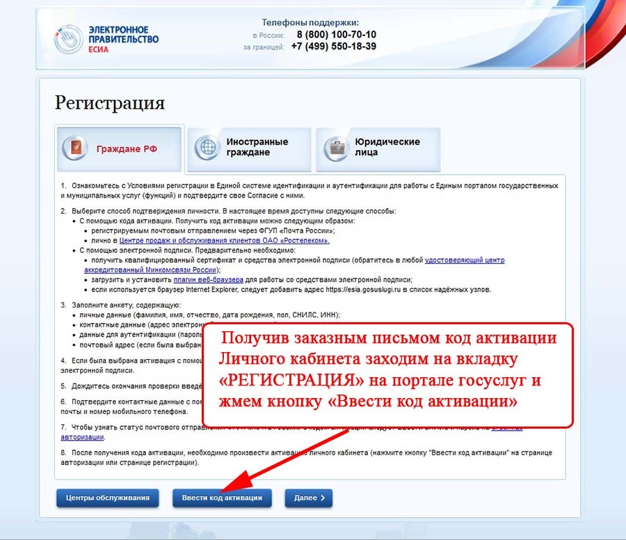 Что нужно для получения номеров. Активация личного кабинета. Куда ввести код активации на госуслугах. Код активации госуслуги куда вводить. Ввод кода активации в госуслугах.